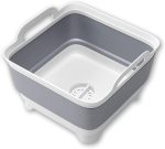 Collapsible Wash Basin 9L Gray 2-in-1
