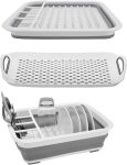 Collapsible Dish Drying Rack with Drainboard