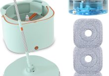Flat Floor Mop Bucket Wringer System