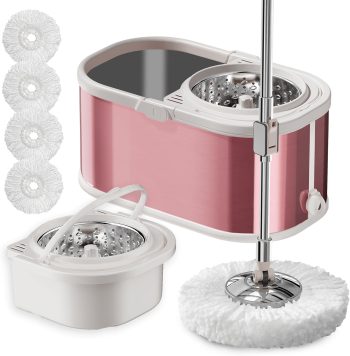 Spin Mop Set Extra Microfiber Heads
