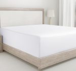 400 Thread Count Cotton Sateen Fitted Sheet White Deep Pocket