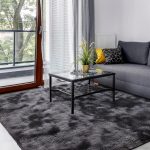 Washable Non-Slip Shag Rug 3x5
