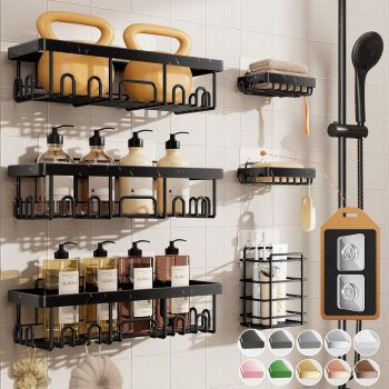 Shower Caddy 6-Pack Adhesive Rustproof